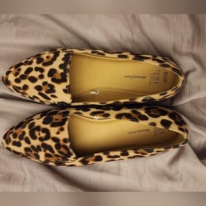 Time & Tru Leopard Print flats